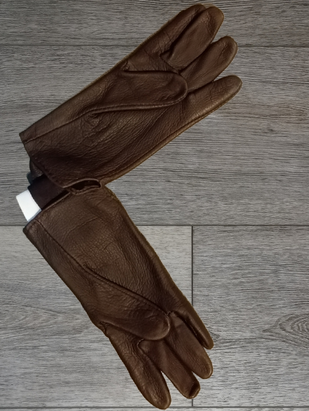 Geier Deerskin Brown Men’s Driving Gloves - Size 6 - Picture 2 of 5
